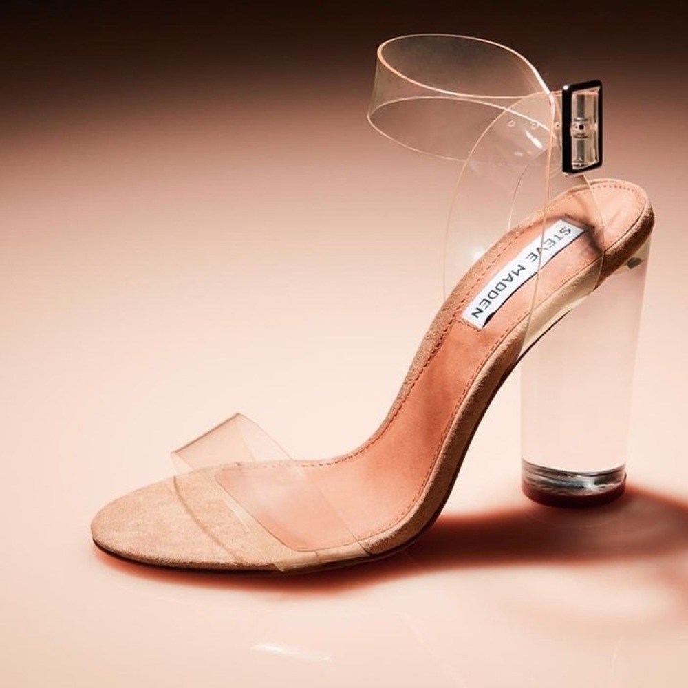 Steve Madden Clearer Clear heels